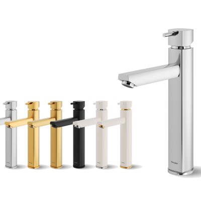 شیر روشویی پایه بلند شودر مدل یونیک