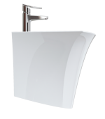 روشویی دیواری چینی کرد مدل آرین / Arian