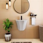 روشویی دیواری چینی کرد مدل لیندا / Linda